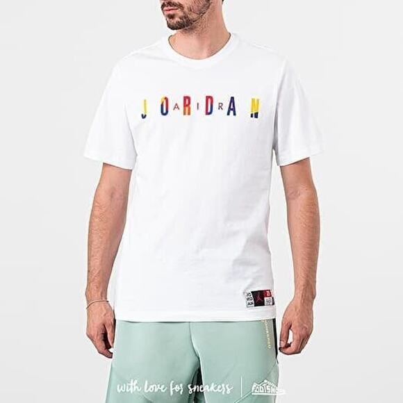 Nike Shirt Graphic XI Air Micheal Jordan #23 11 Retro White Jumpman S - Picture 1 of 8